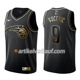 NBA Orlando Magic Trikot Nikola Vucevic 9 Nike Schwarz Golden Edition Swingman - Herren